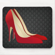 high heels red mousepad