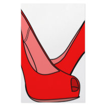 High heels stationery design