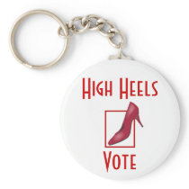 High Heels Vote keychains