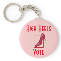 High Heels Vote keychains