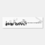 High Impact Logo 2 Bumper Sticker