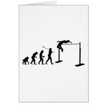 High Jumper Greeting Card