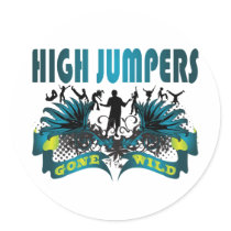 High Jumpers Gone Wild stickers