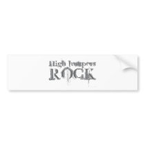 High Jumpers Rock bumper stickers