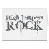 High Jumpers Rock cards
