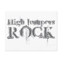 High Jumpers Rock postcards