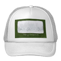 High-key Snowy Trees - Merry Christmas Mesh Hats