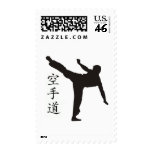 High Kick/Karate Kanji Postage Stamp
