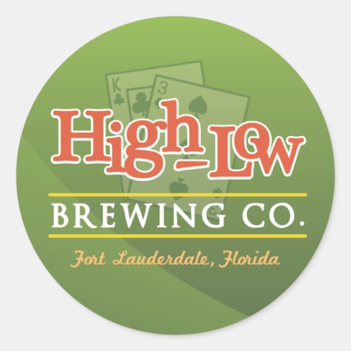 High-Low Brewing Company Stickers