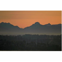 High Mountain Tops Photo Cut Out
