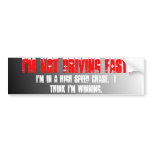 High Octane Driving Bumper Sticker