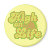 High on Life No to Drugs Retro magnets by BoogieMonst High on Life No to Drugs Retro magnets