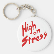 HIGH ON STRESS KEYCHAIN