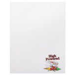 high powered rocket santa toon letterhead