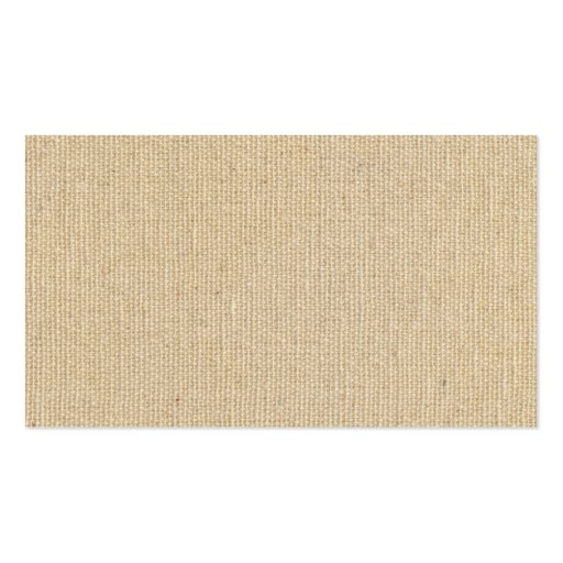 High Quality Texture Of The Cotton Canvas Business Card (back side)