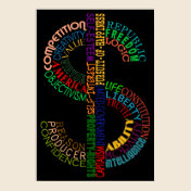 High Res Dollar Sign Poster