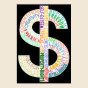 High Res Dollar Sign Poster