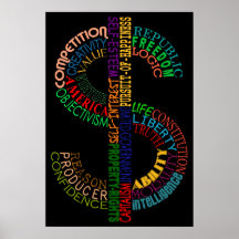 High Res Dollar Sign Poster