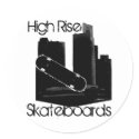 High Rise skateboards Stickers