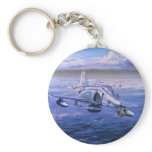 High Rollers over Kuwait by Rick Herter Keychains