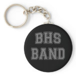 HIGH SCHOOL BAND - BHS GRAY KEYCHAIN
