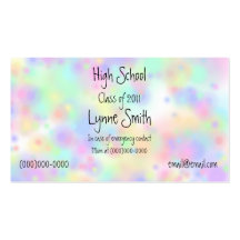 High School Business Card