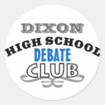 High School Club - Debate Round Stickers