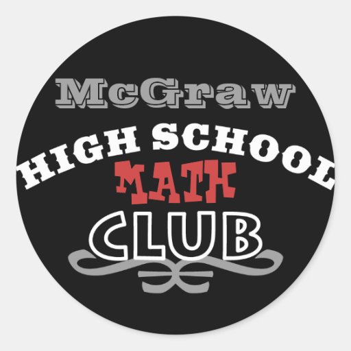 High School Club - Math Sticker