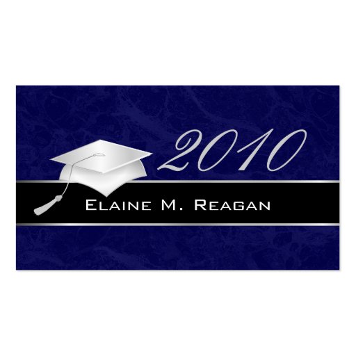 High School Graduation Name Cards - 2010 Business Cards (front side)