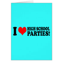 High School Parties cards