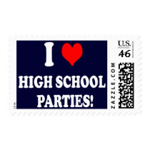 HIGH SCHOOL PARTIES postage