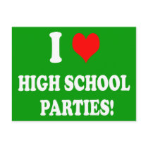 HIGH SCHOOL PARTIES postcards