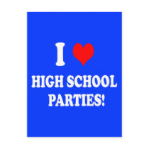 HIGH SCHOOL PARTIES postcards