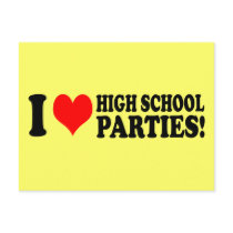 High School Parties postcards