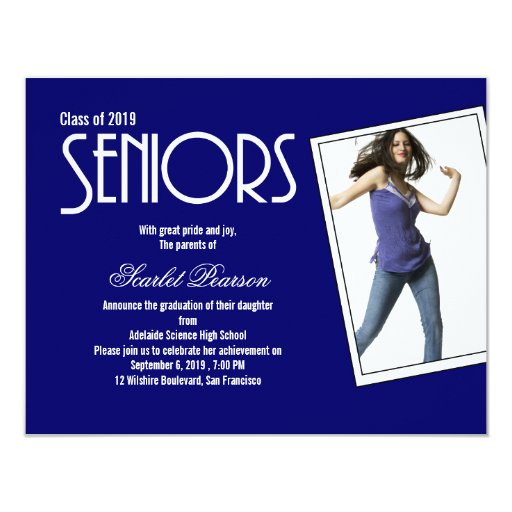 high school seniors graduation party invitation zazzle high school graduation party invitations