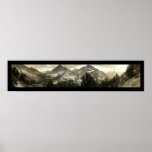 High Sierras Mt Brewer Photo 1911 posters