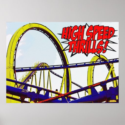 Roller Coaster Posters, Roller Coaster Prints, Art Prints, Poster Designs