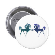 High Stepping Horse Logo Button