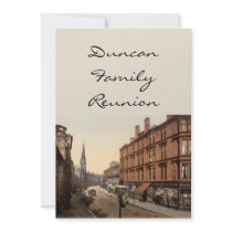 High Street, Dumbarton, Scotland Personalized Invitation