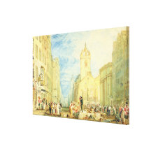 High Street, Edinburgh, c.1818 (w/c, pen, ink, gra Gallery Wrapped Canvas