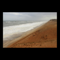 High Surf at White Crest Beach Cape Cod posters