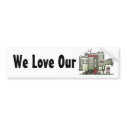 High Tech 5th Wheel Camper Bumper Stickers bumper stickers
