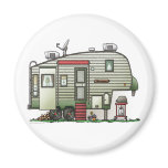 High Tech 5th Wheel Camper Magnet
