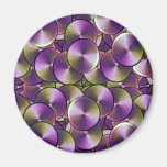 High-Tech Circles Design Fridge Magnets