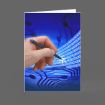 HIGH TECH GREETING CARD