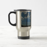 High tension tower against sky mugs