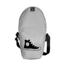 High Top Sneaker Messenger Bag