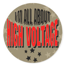 High Voltage Electrician stickers