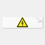 High Voltage Sign Bumper Sticker