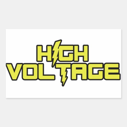 High Voltage Stickers | Zazzle